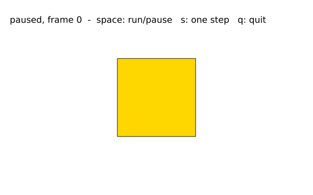 Pause, step and quit