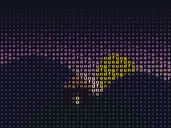 Typographic portrait